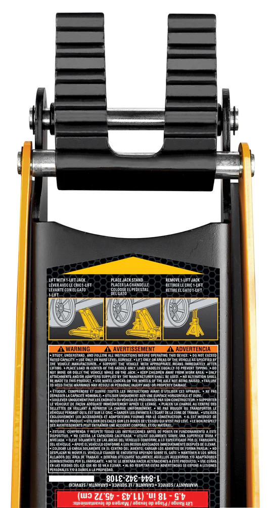 2 Ton Universal 1-Lift Jack with 3 Ton Jack Stands - Image 7